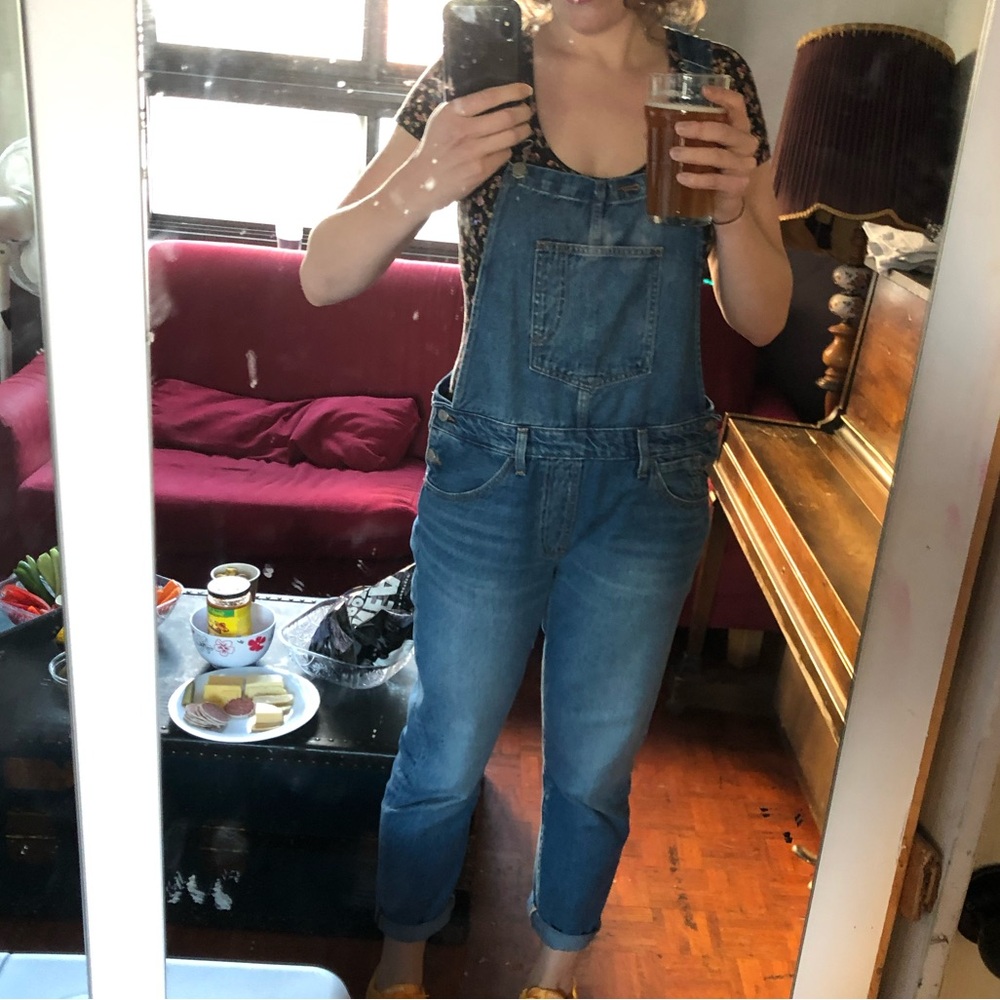 Levi’s Blue Denim Overalls - Picture 3 of 9